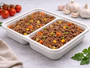 Carne moída com legumes